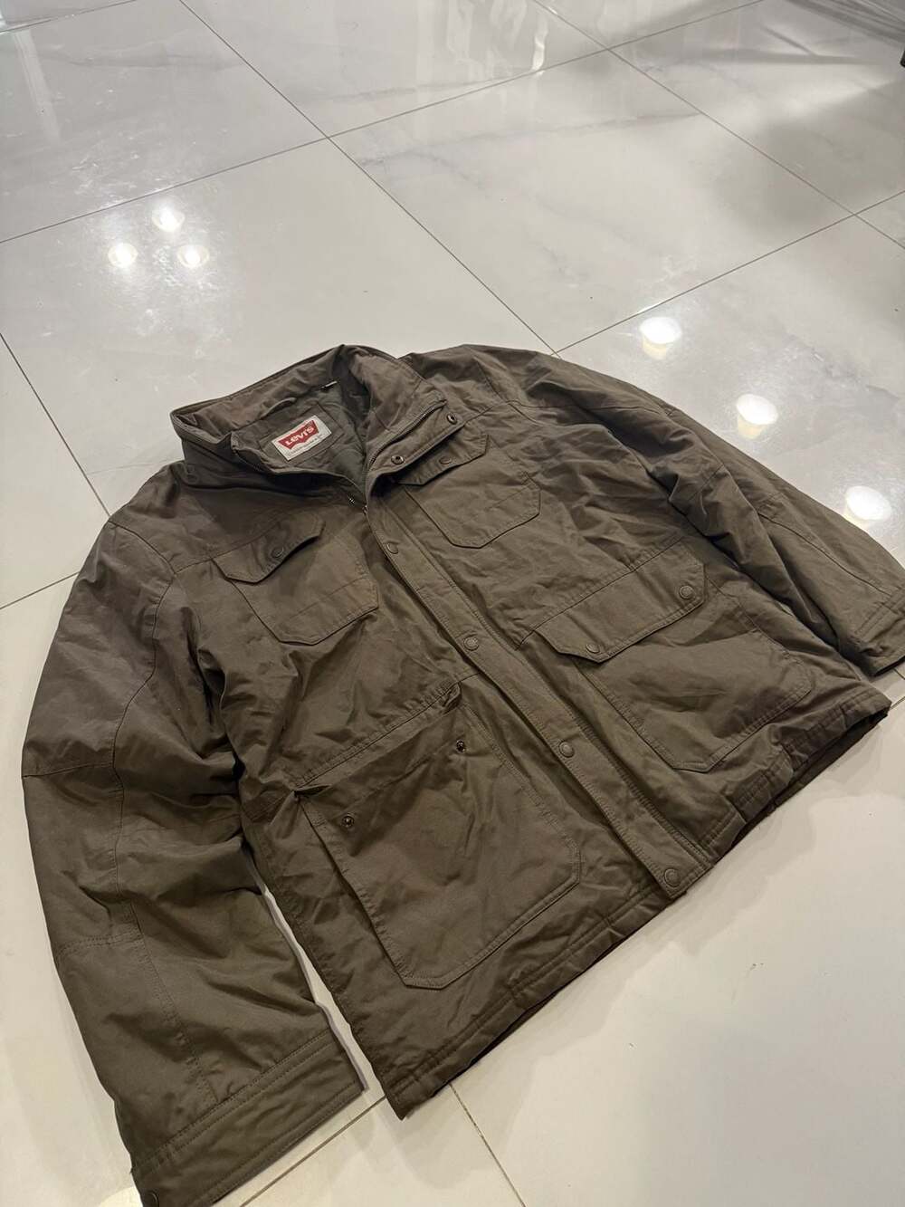 Levi's Canvas Utility Jacket Brown